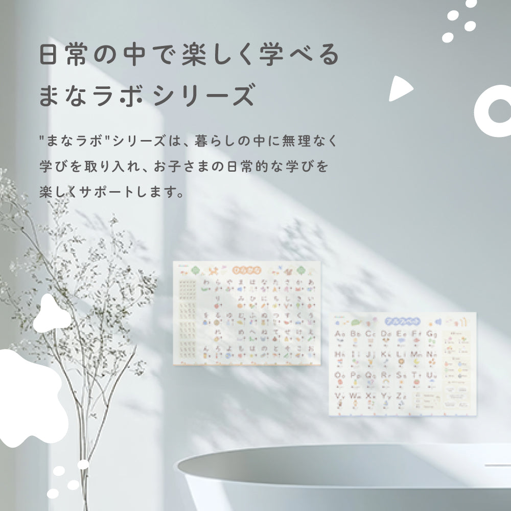 まなラボ知育ポスター