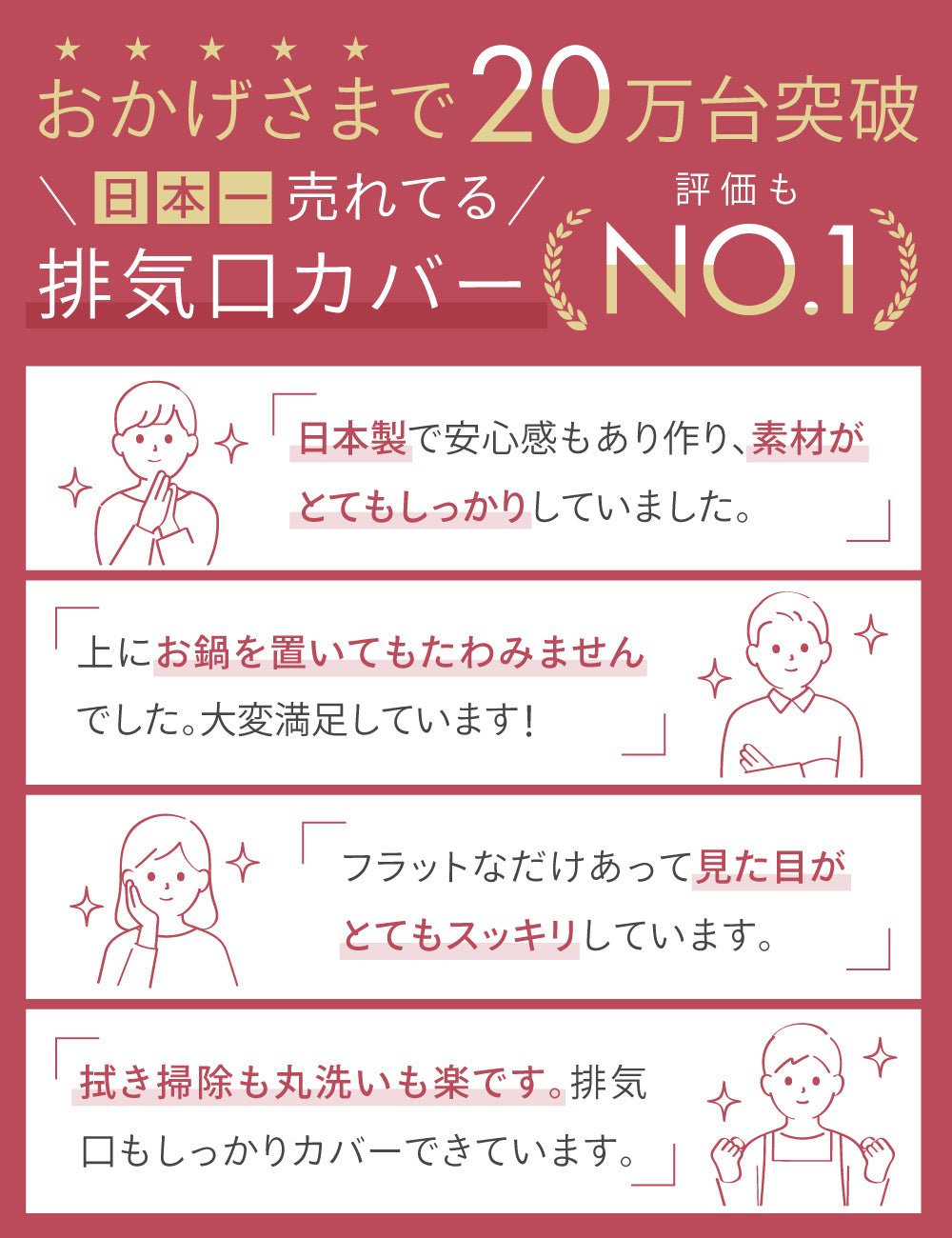 排気口カバー