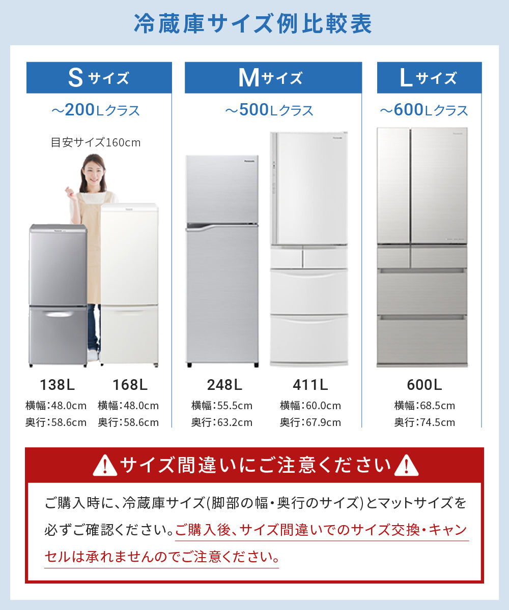 冷蔵庫マット