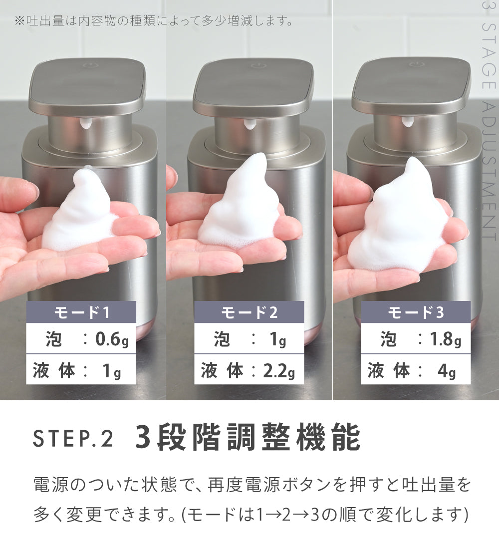 ソープディスペンサー角型