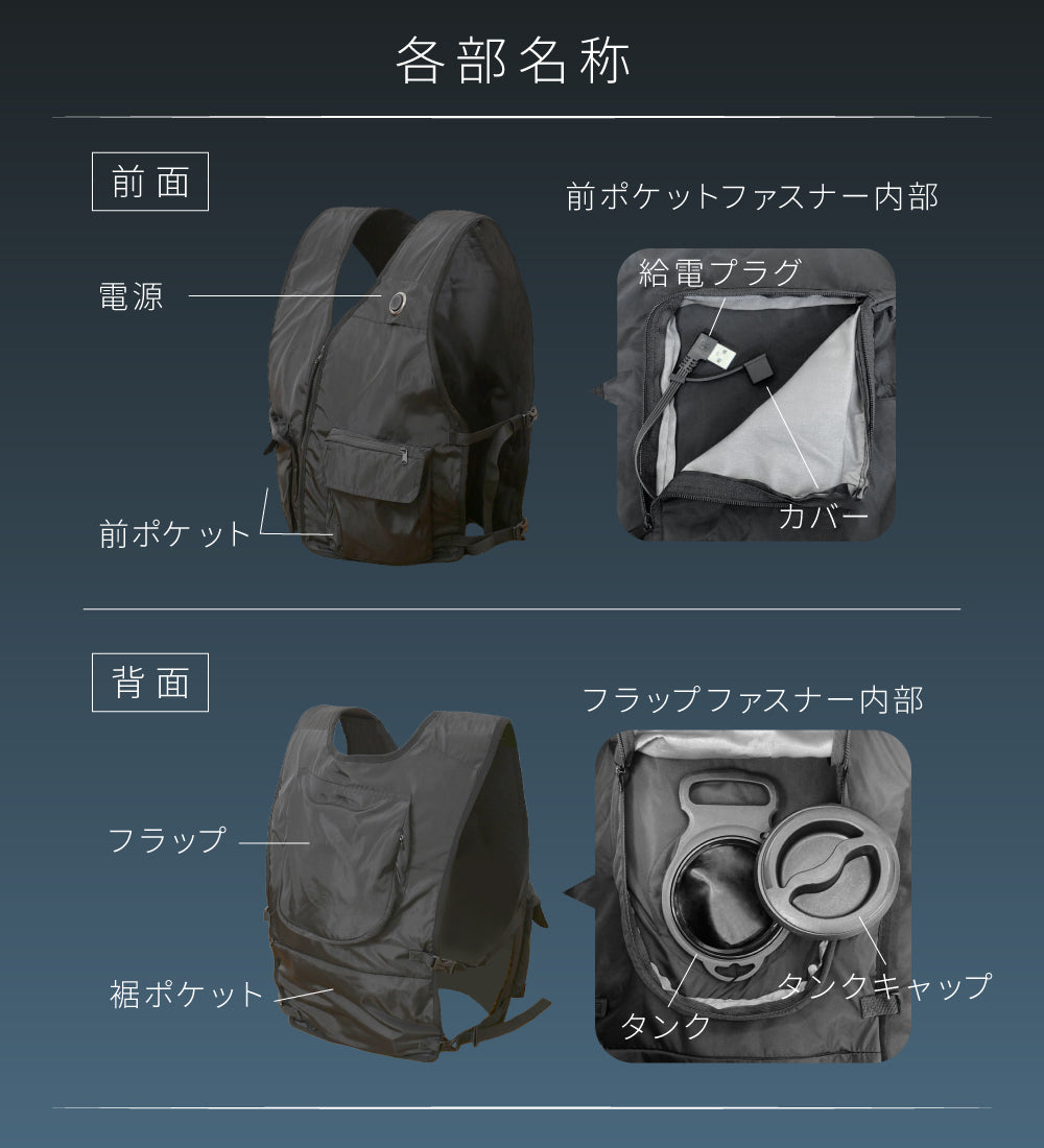 【極冷領域】 水冷服