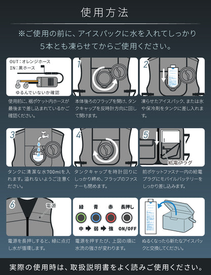 【極冷領域】 水冷服